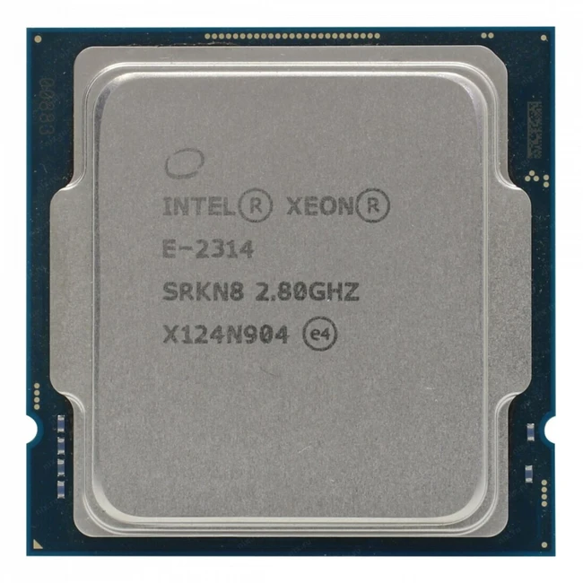 Серверный процессор Dell Xeon E-2314 338-CCKW (Intel, 2.8 ГГц)