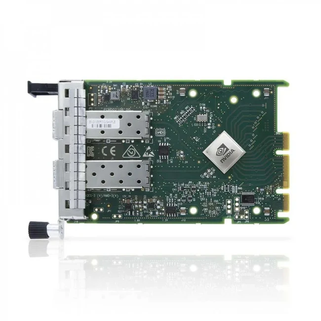 Сетевая карта Dell Серверный адаптер ConnectX-6 Lx Dual Port 10/25GbE SFP28, OCP NIC 3.0 [540-BDJL] SFP28