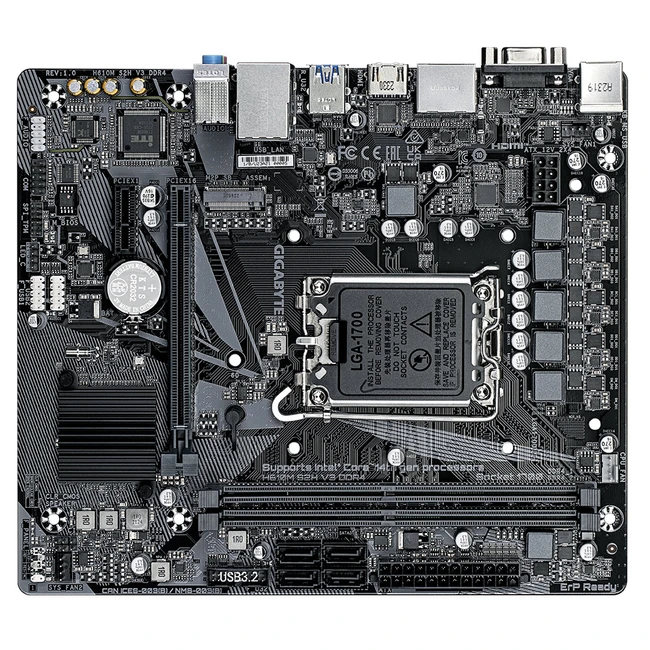 Материнская плата Gigabyte H610M S2H V3 DDR4 rev. 1.0 Micro-ATX, LGA 1700