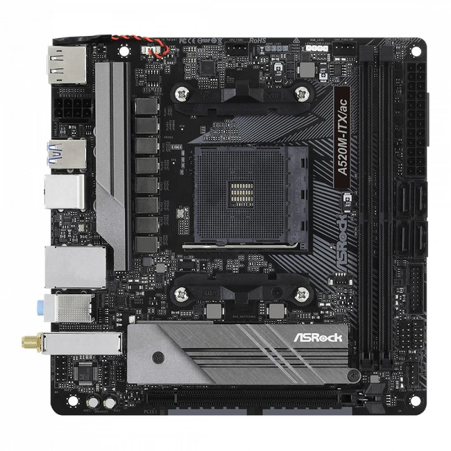 Материнская плата ASRock A520M-ITX/AC DDR4 (Mini-ITX, AMD AM4)