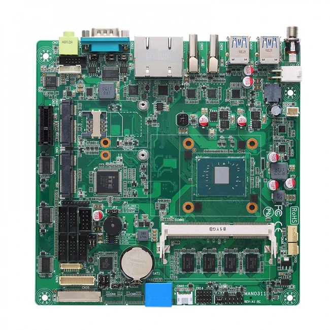 Серверная материнская плата Axiomtek  CMD-N3350 MITX MANO311HGGA-N3350