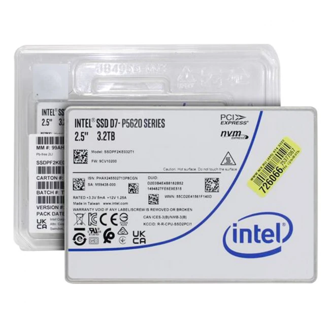 Серверный жесткий диск Solidigm SSD D7-P5620 Series, 3200GB SSDPF2KE032T11Z SSD, 2,5 SFF, 3.2 ТБ, PCIe