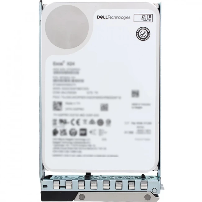 Серверный жесткий диск Dell 24TB Hard Drive SAS 12Gbps 7.2K 512e 3.5in Hot-Plug, AG Drive 161-BCNJ HDD, 3,5 LFF, 24 ТБ, SAS