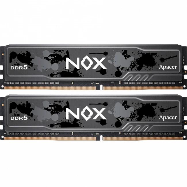 ОЗУ Apacer NOX Black AH5U64G60C622MBAA-2 (DIMM, DDR5, 64 Гб (2 х 32 Гб), 6000 МГц)