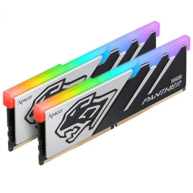 ОЗУ Apacer Panther RGB AH5U64G60C6229BAA-2 (DIMM, DDR5, 64 Гб (2 х 32 Гб), 6000 МГц)