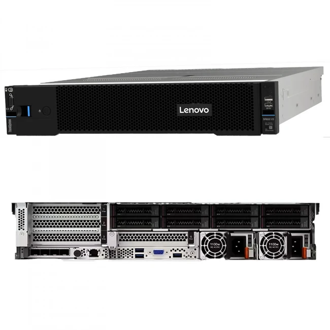 Сервер Lenovo ThinkSystem SR650 7D76CTO1WW-2 2U Rack, Xeon Silver 4510, 2400 МГц, 12, 30, 1 x 32 ГБ, LFF 3.5"