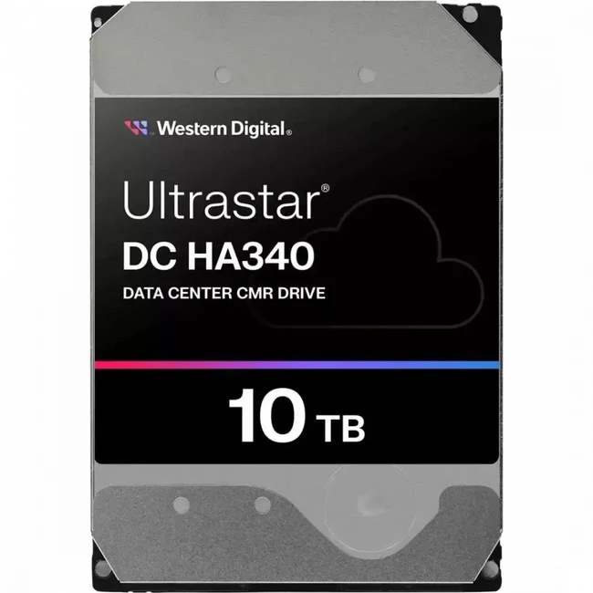 Серверный жесткий диск Western Digital Ultrastar DC HA340 WUS721210BLE6L4 WUS721210BLE6L4_0B47062 (HDD, 3,5 LFF, 10 ТБ, SATA)