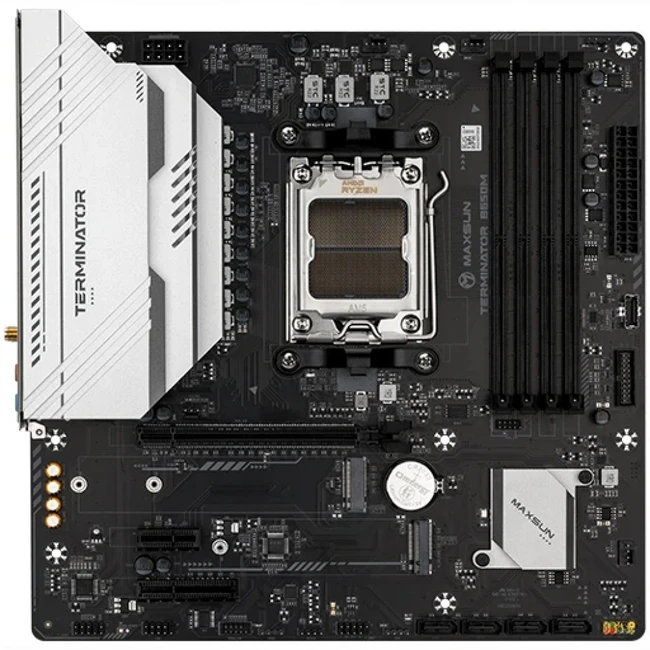Материнская плата Maxsun  Terminator B650M WIFI6 MS-Terminator B650M WIFI6 Micro-ATX, AMD AM5