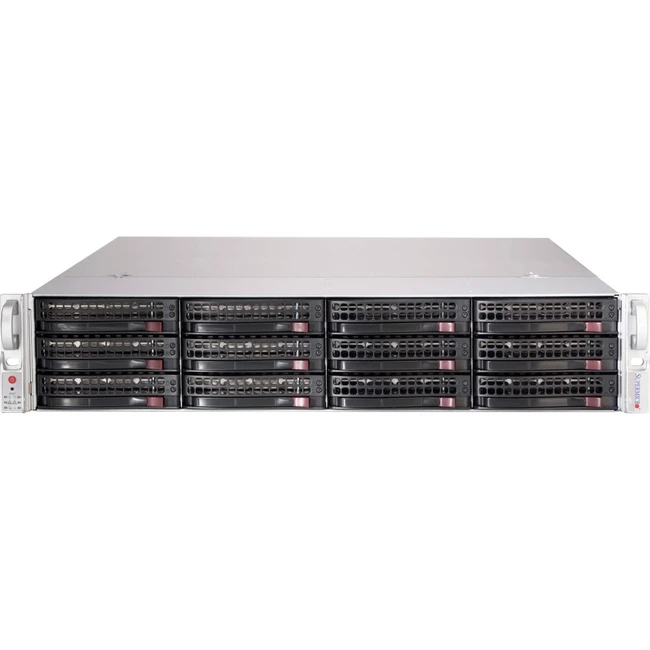 Сервер Supermicro CSE-826BE2C-R609/X12DPL-6 CS826X12DPL4310 (2U Rack, Xeon Silver 4310, 2100 МГц, 12, 18, 4 x 32 ГБ, LFF 3.5", 4x 960  ГБ)