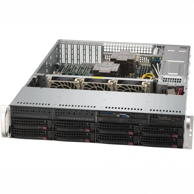 Сервер Supermicro VFG-SYS-622B-TRT-152 2U Rack, Xeon 6507P, 3500 МГц, 8, 48, 1 x 32 ГБ, LFF 3.5", 1x 480 ГБ