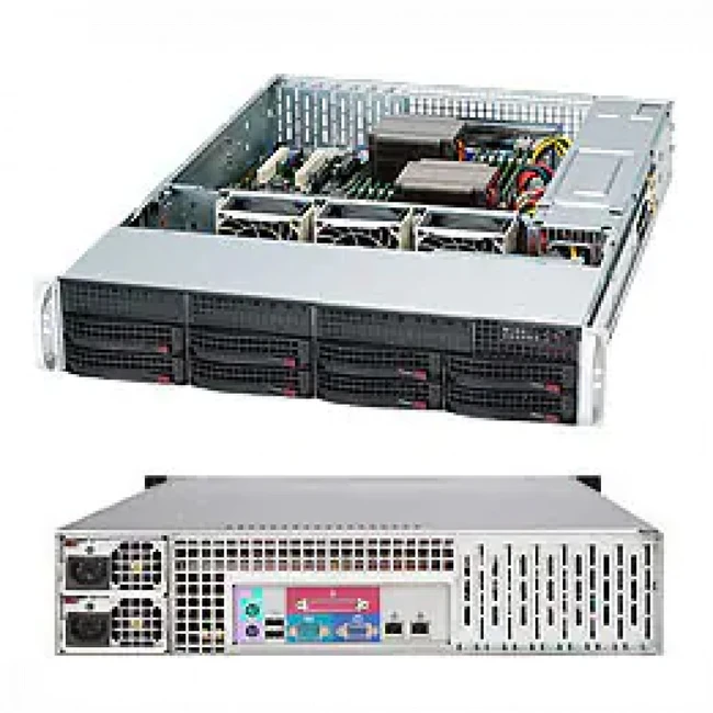 Сервер Supermicro CSE-825TQC-R802LPB/H12DSI-N6 CS825H12DS-002 2U Rack, EPYC 7313, 3000 МГц, 16, 128, 2 x 32 ГБ, LFF 3.5", 2x 960  ГБ