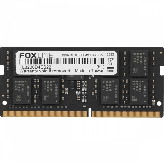 Серверная оперативная память ОЗУ Foxline FL3200D4ES22-32G 32 ГБ, DDR4