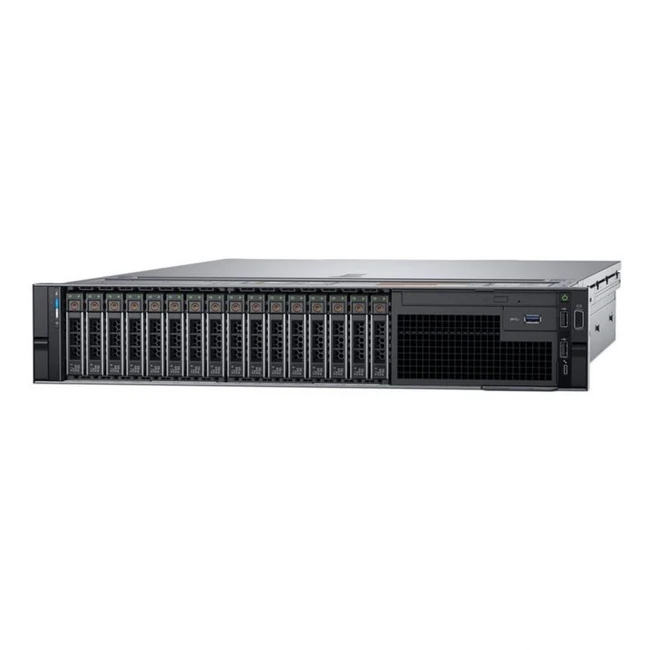 Сервер Dell PowerEdge R740 R740-3592-3 2U Rack, Xeon Gold 5120, 2200 МГц, 14, 19.25, 2 x 32 ГБ, SFF 2.5", 1x 1.2 ТБ