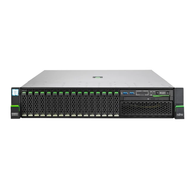 Сервер Fujitsu PRIMERGY RX2520 VFY:R2524SX110RU 2U Rack, Xeon Silver 4110, 2100 МГц, 8, 11, 2 x 16 ГБ, SFF 2.5"