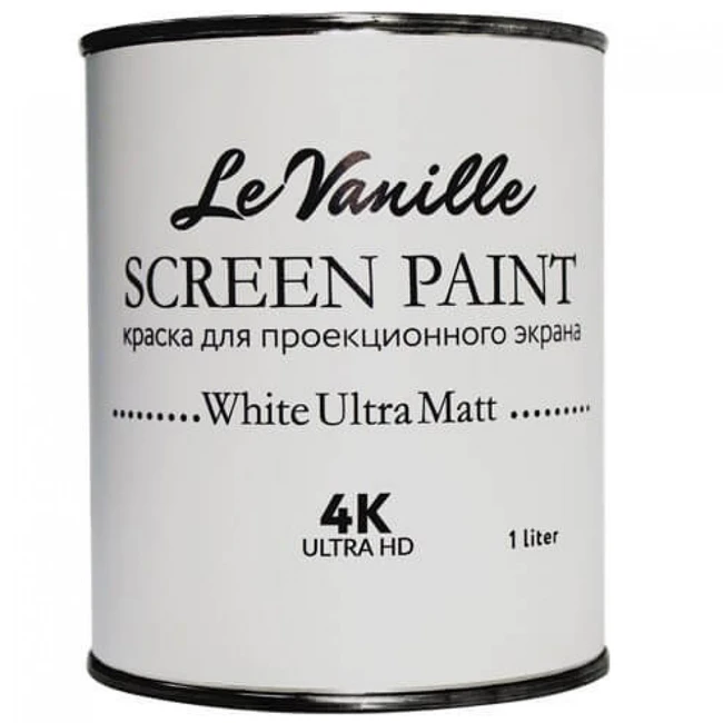 Аксессуар для проектора  Le Vanille Screen Проекционная краска White Ultra Matt 1 L WhiteUltraMatt/1L