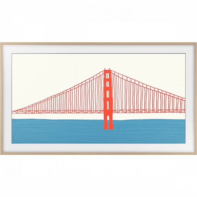 Опция к телевизору Samsung Дополнительная рамка для The Frame 65" 2021 (древесный) VG-SCFA65TKBRU