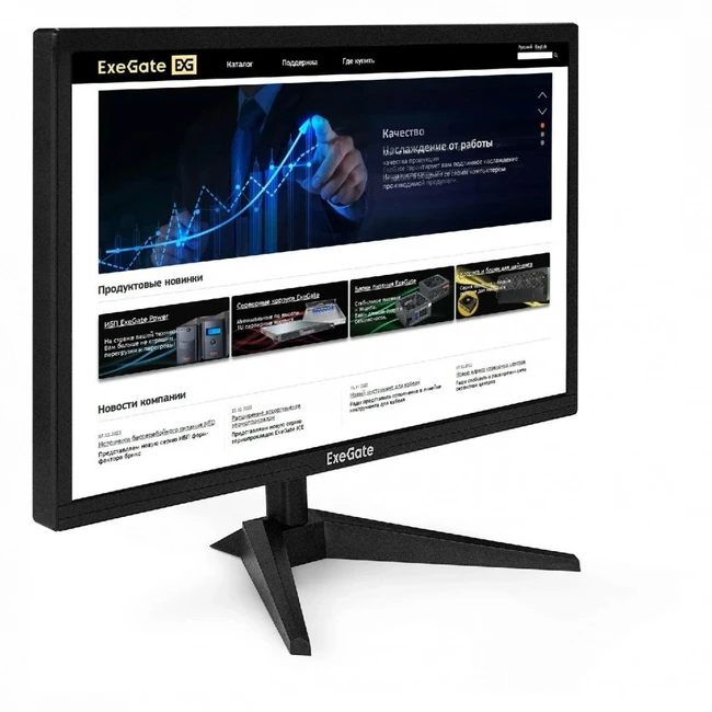 Монитор ExeGate EB2400 EX294424RUS 23.8 ", VA, Full HD 1920x1080 (16:9), 60 Гц