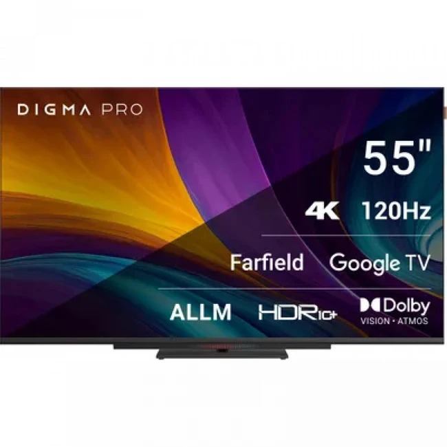 Телевизор Digma Pro 55C 55 ", Smart TV, Черный