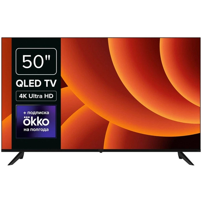 Телевизор Rombica 50MT-UDG54G 50 ", Smart TV, Черный