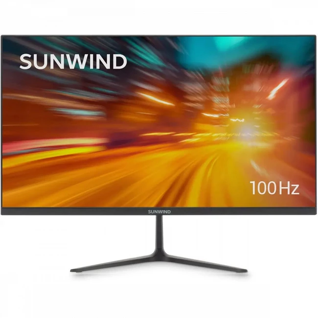 Монитор SunWind SM-22FV222 SM22VB01 (21.5 ", VA, Full HD 1920x1080 (16:9), 100 Гц)