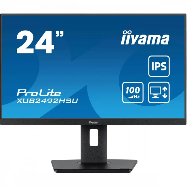 Монитор IIYAMA ProLite XUB2492HSU-B6 (23.8 ", IPS, Full HD 1920x1080 (16:9), 100 Гц)