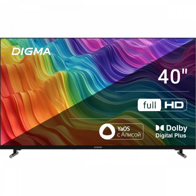 Телевизор Digma LED40SBB33 DM-LED40SBB33 40 ", Smart TV, Черный