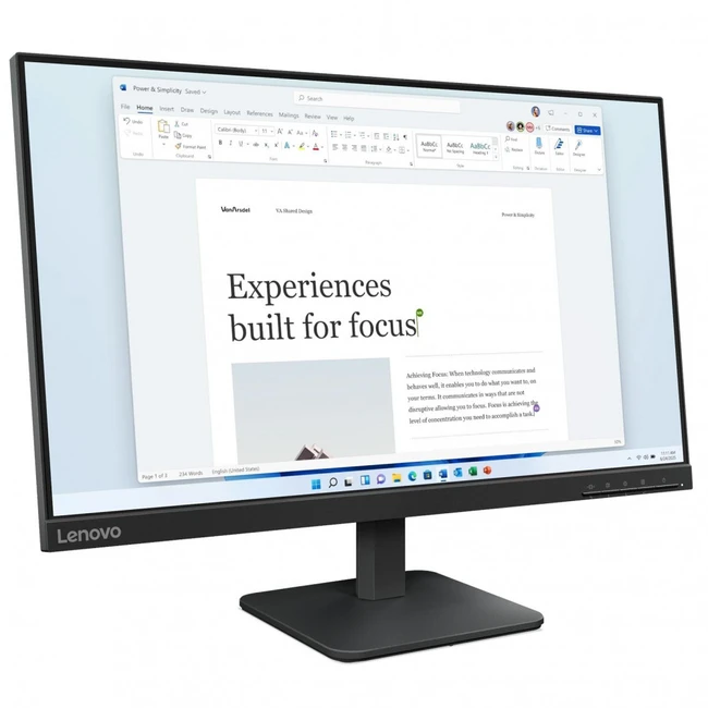 Монитор Lenovo L24-4e 68C2KAC1EU (23.8 ", IPS, Full HD 1920x1080 (16:9), 100 Гц)