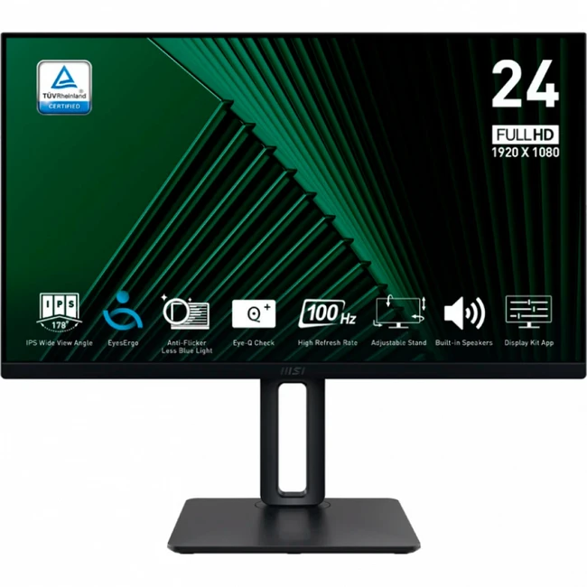 Монитор MSI Pro MP245PG 9S6-3PC19M-014 (23.8 ", IPS, Full HD 1920x1080 (16:9), 100 Гц)