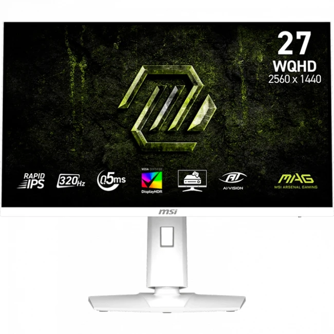 Монитор MSI MAG 274QRFW X32 9S6-3CE49H-031 27 ", IPS, Quad HD 2560x1440 (16:9), 320 Гц