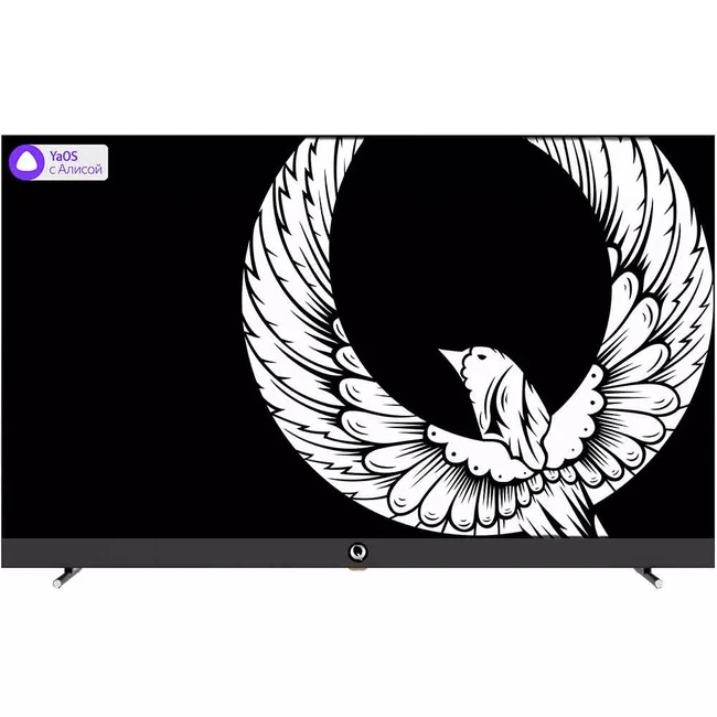 Телевизор Qwatt Q55YKS-MB (55 ", Smart TV, Черный)