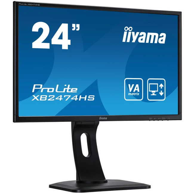Монитор IIYAMA XB2474HS-B1 23.6 ", VA, Full HD 1920x1080 (16:9), 75 Гц