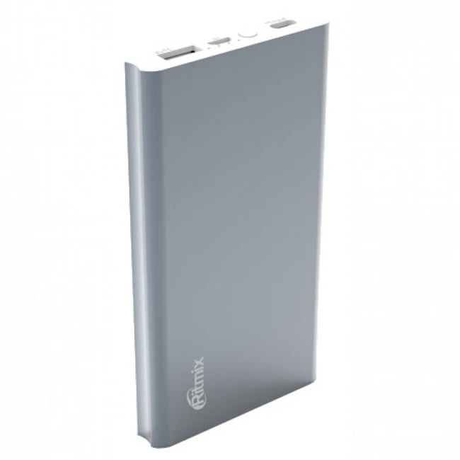 Внешний аккумулятор (Power Bank) Ritmix RPB-10977PQC 10000mAh RPB-10977PQC Gray 10000 мАч, Серый