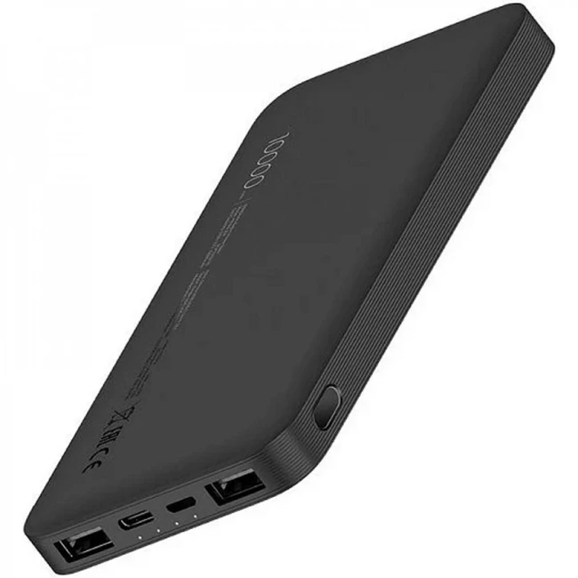Внешний аккумулятор (Power Bank) Xiaomi Power Bank 10000mAh Black Redmi Power Bank 10000mAh Black (10000 мАч, Черный)