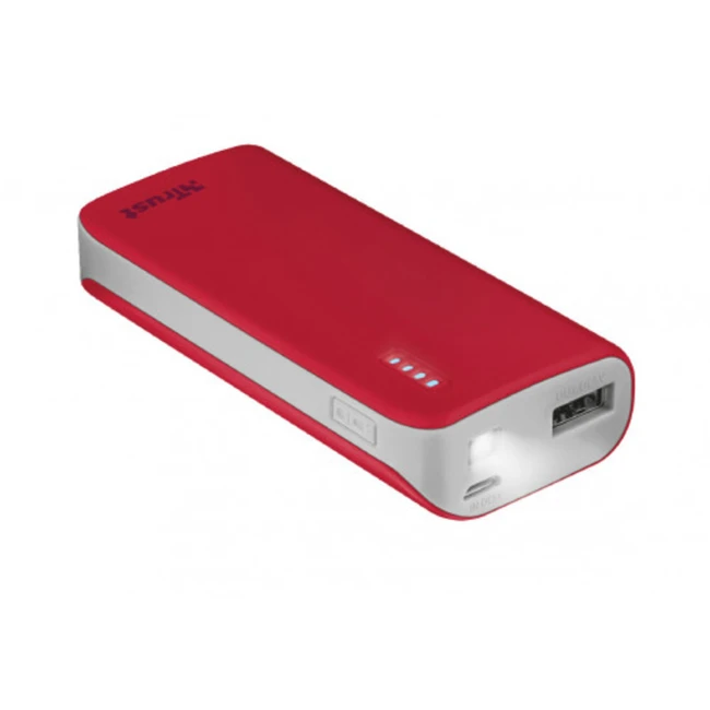 Внешний аккумулятор (Power Bank) Trust UR PRIMO POWERBANK 4400 Н0000020035 4400 мАч, Красный