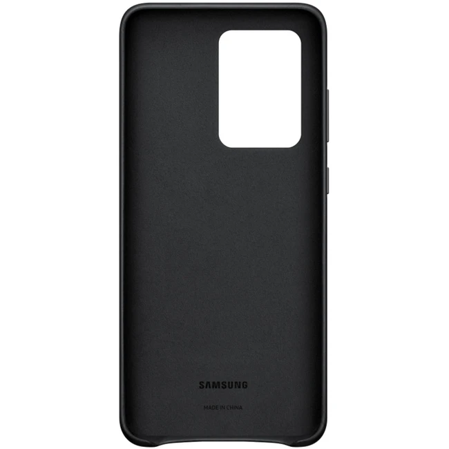 Аксессуары для смартфона Samsung Чехол для Samsung Galaxy S20 Ultra Leather Cover black EF-VG988LBEGRU