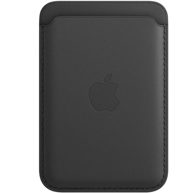 Аксессуары для смартфона Apple Чехол iPhone Leather Wallet with MagSafe - Black MHLT3ZM/A