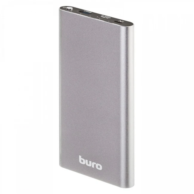 Внешний аккумулятор (Power Bank) Buro RB-10000-QC (10000 мАч, Серый)