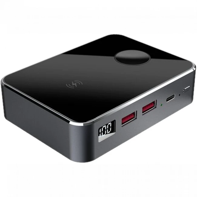 Внешний аккумулятор (Power Bank) Prestigio Graphene PD Watch Edition 20000 PPB122G_SG (20000 мАч, Черный)