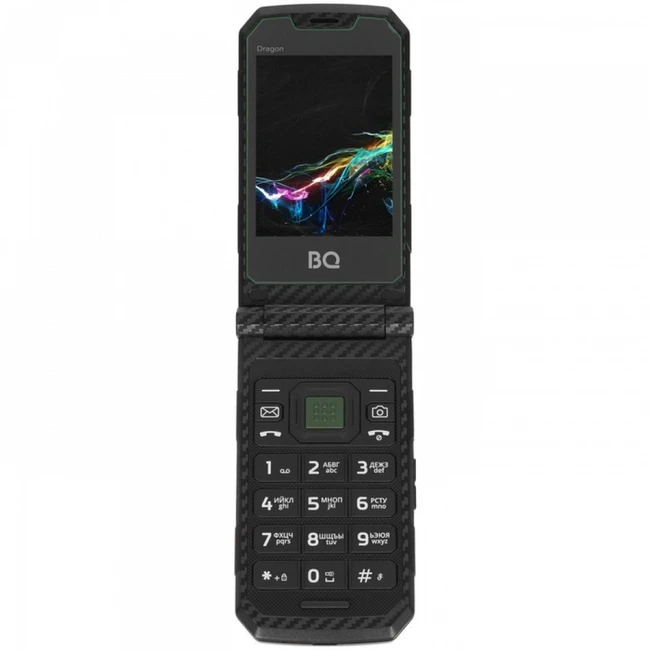 Мобильный телефон BQ 2822 Dragon Чёрный+Зеленый BQ-2822 Dragon Чёрный+Зел