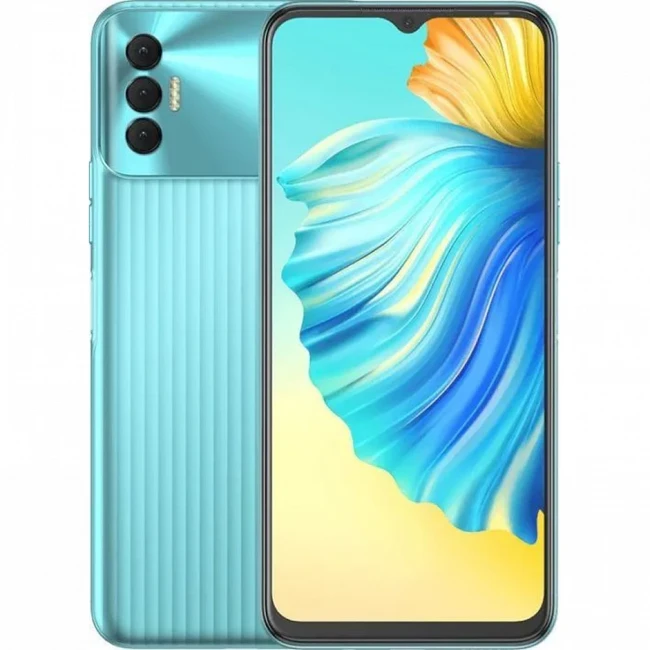 Смартфон TECNO Spark 8p NFC Dual SIM Turquoise Cyan 4895180773419 (128 Гб, 4 Гб)