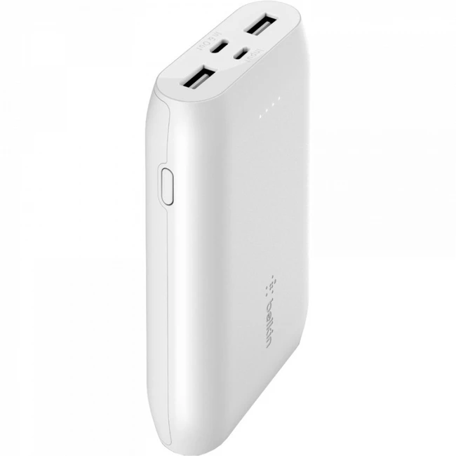 Внешний аккумулятор (Power Bank) Belkin Boost Charge Power Bank Multiport 10K F8J267BTWHT (10000 мАч, Белый)