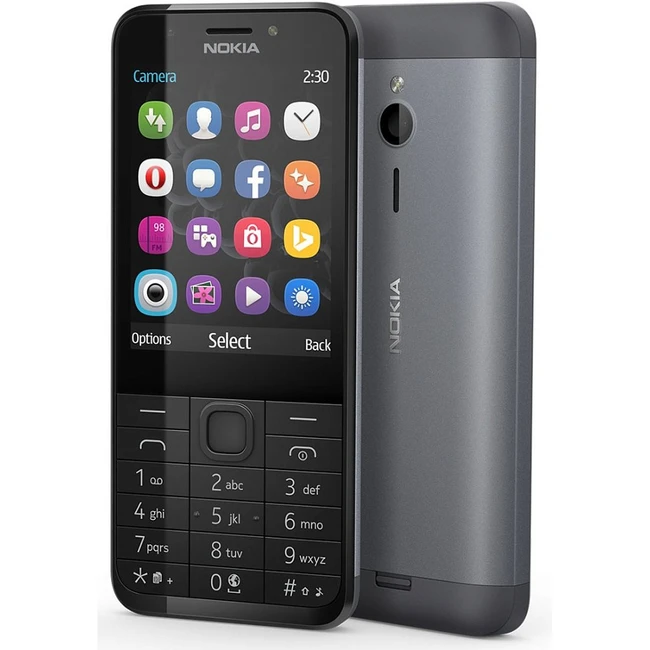 Мобильный телефон Nokia 230 Dual Sim Dark Silver RM-1172 DS/DK_SVR