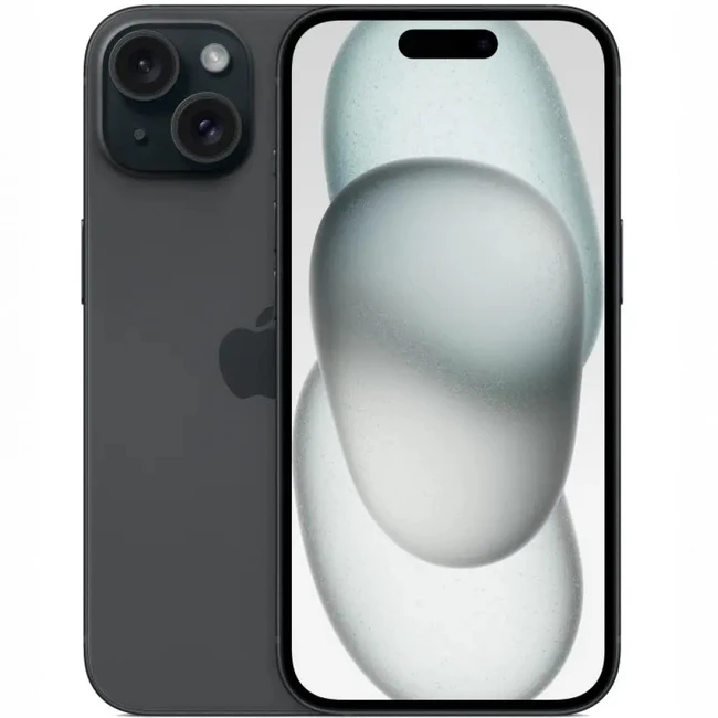 Смартфон Apple iPhone 15 черный MTP63HX/A 256 Гб, 6 Гб