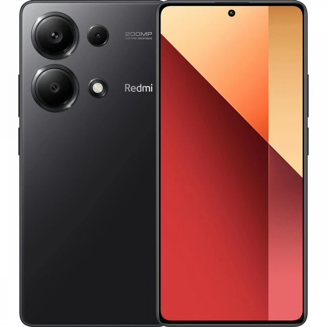 Смартфон Xiaomi Redmi Note 13 Pro Чёрный 23117RA68G 256 Гб, 8 Гб
