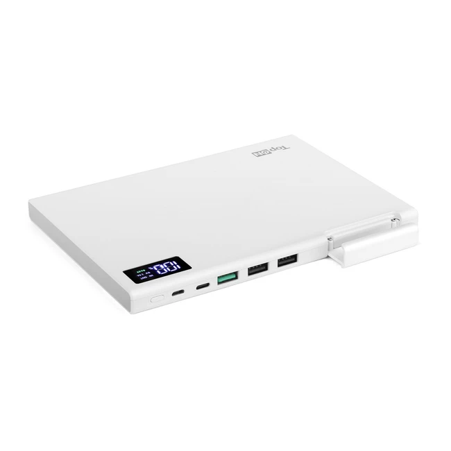 Внешний аккумулятор (Power Bank) TopON TOP-MAX2/W 102468 (30000 мАч, Белый)