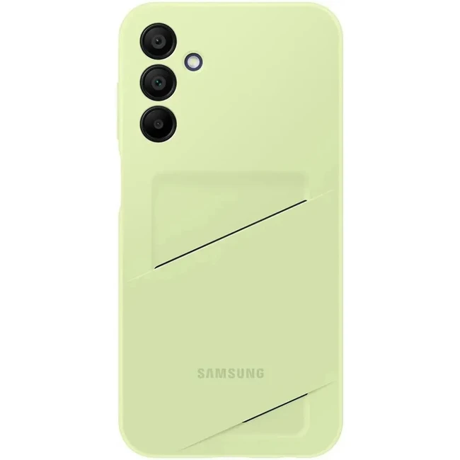 Аксессуары для смартфона Samsung Чехол (клип-кейс) Samsung для Samsung Galaxy A15 Card Slot Case A15 лайм EF-OA156TMEGRU