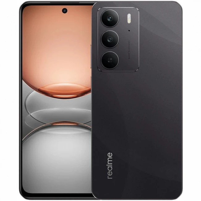 Смартфон REALME RMX3941 C75 128Gb 8Gb Black 6941764450509 128 Гб, 8 Гб