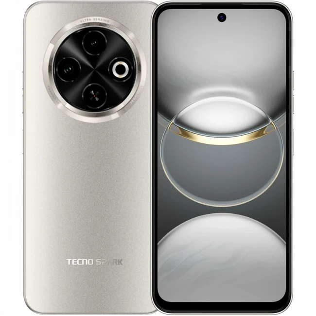 Смартфон TECNO Spark 30C (6/128Gb) Titanium Gold KL5N 128+6 TITANIUM GOLD (128 Гб, 6 Гб)