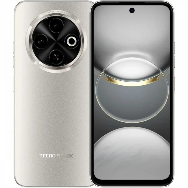 Смартфон TECNO Spark 30C 4/128Gb золотой KL5N 128+4 TITANIUM GOLD (128 Гб, 4 Гб)