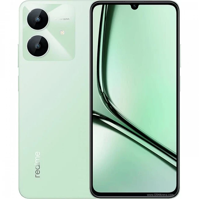 Смартфон REALME Note 60x 4/128Gb Green (RMX3938) 6941764449008 (128 Гб, 4 Гб)